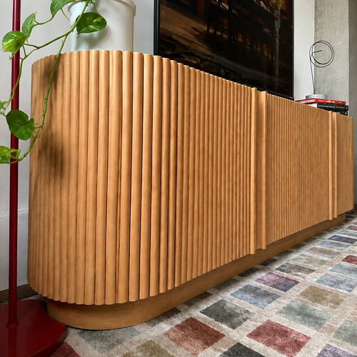 Mid century modern fluted - modern,